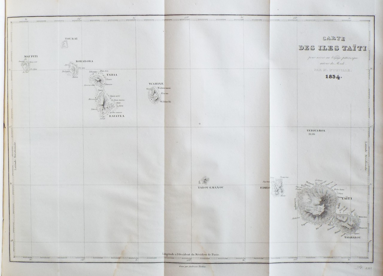 Map of Tahiti