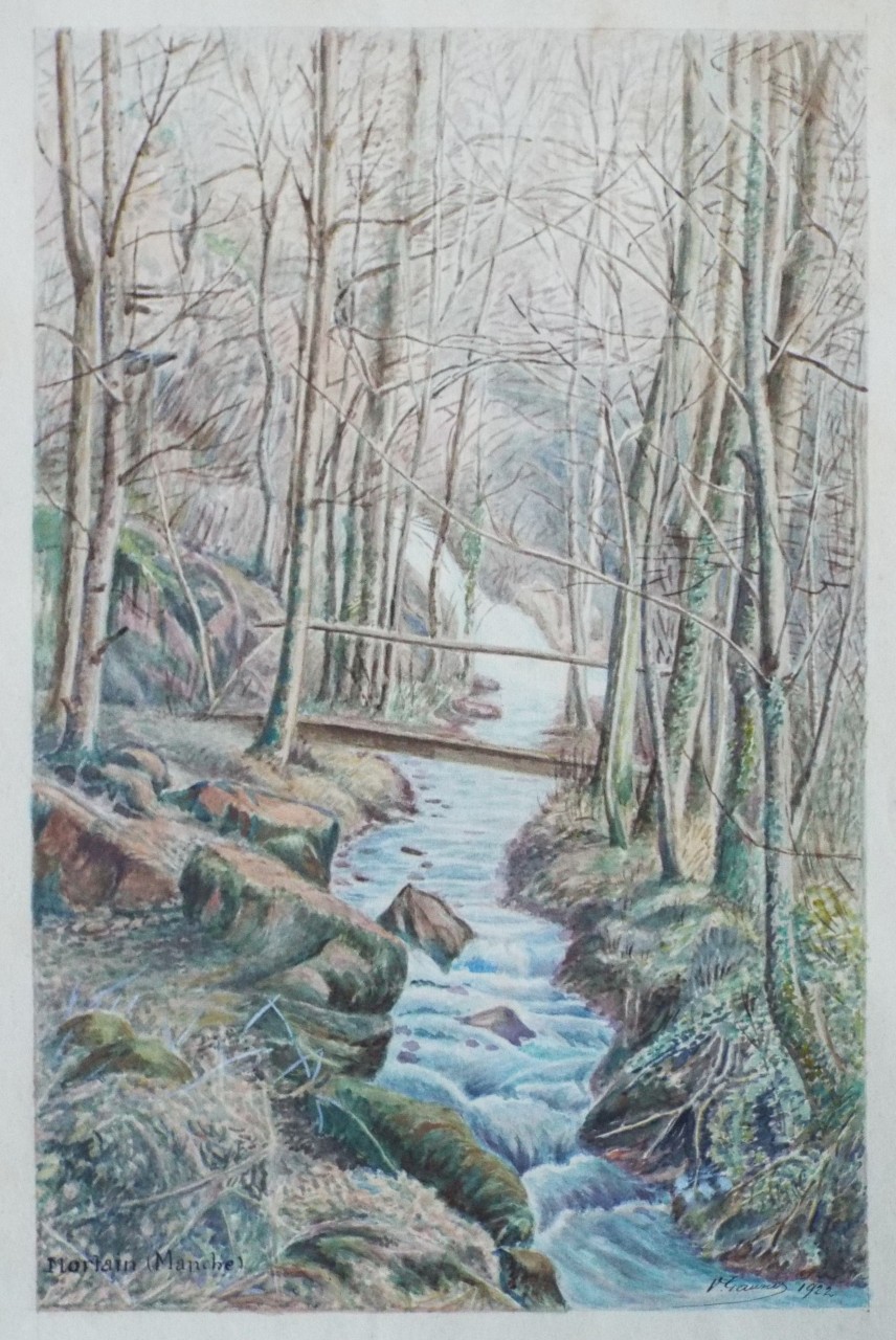 Watercolour - Mortain (Manche)