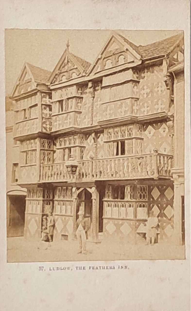 Photograph - Ludlow. The Feathers Inn.