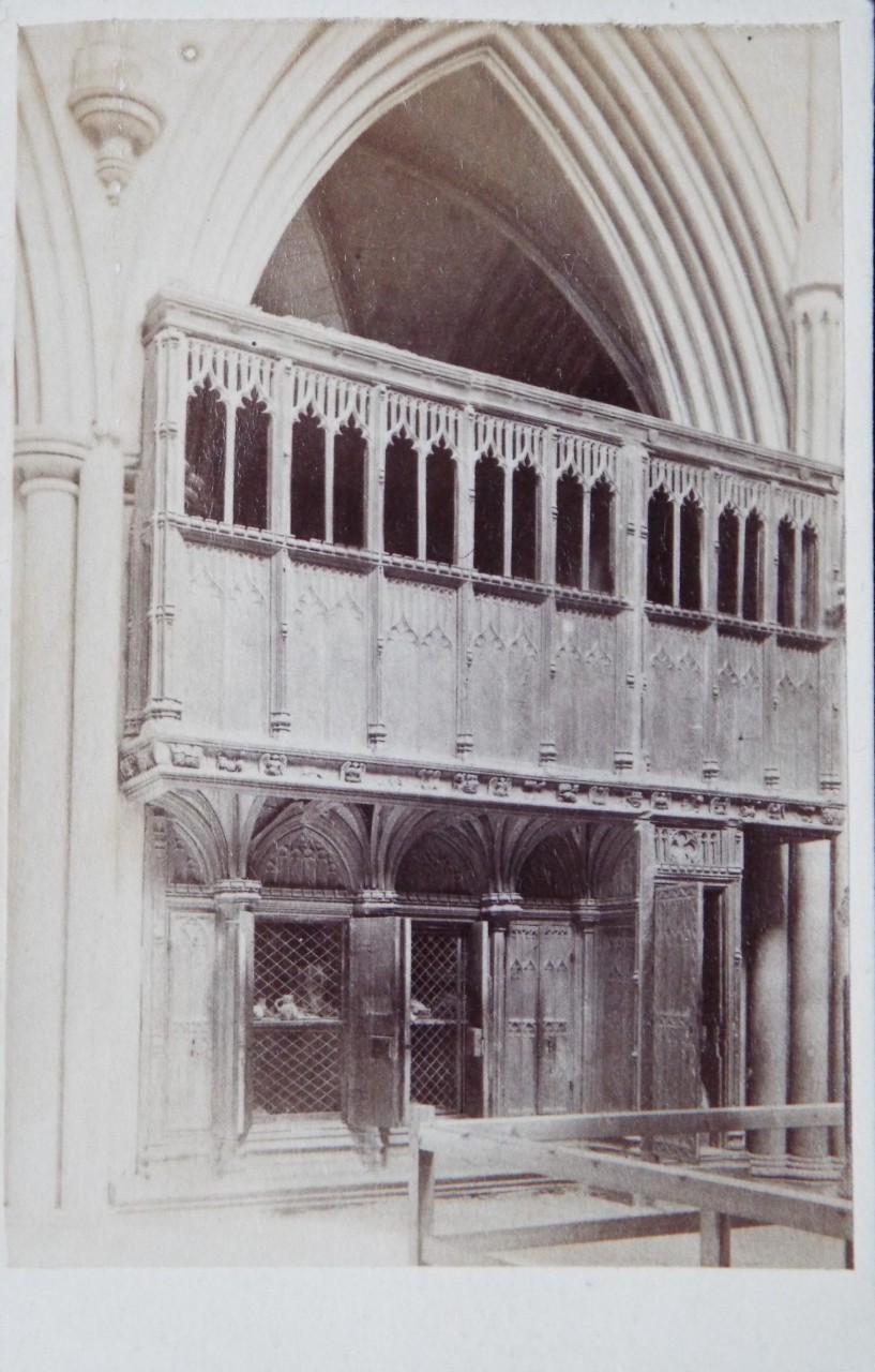 Photograph - St. Albans Cathedral Watching Loft