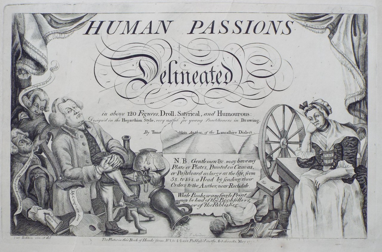 Etching - Human Passions Delineated