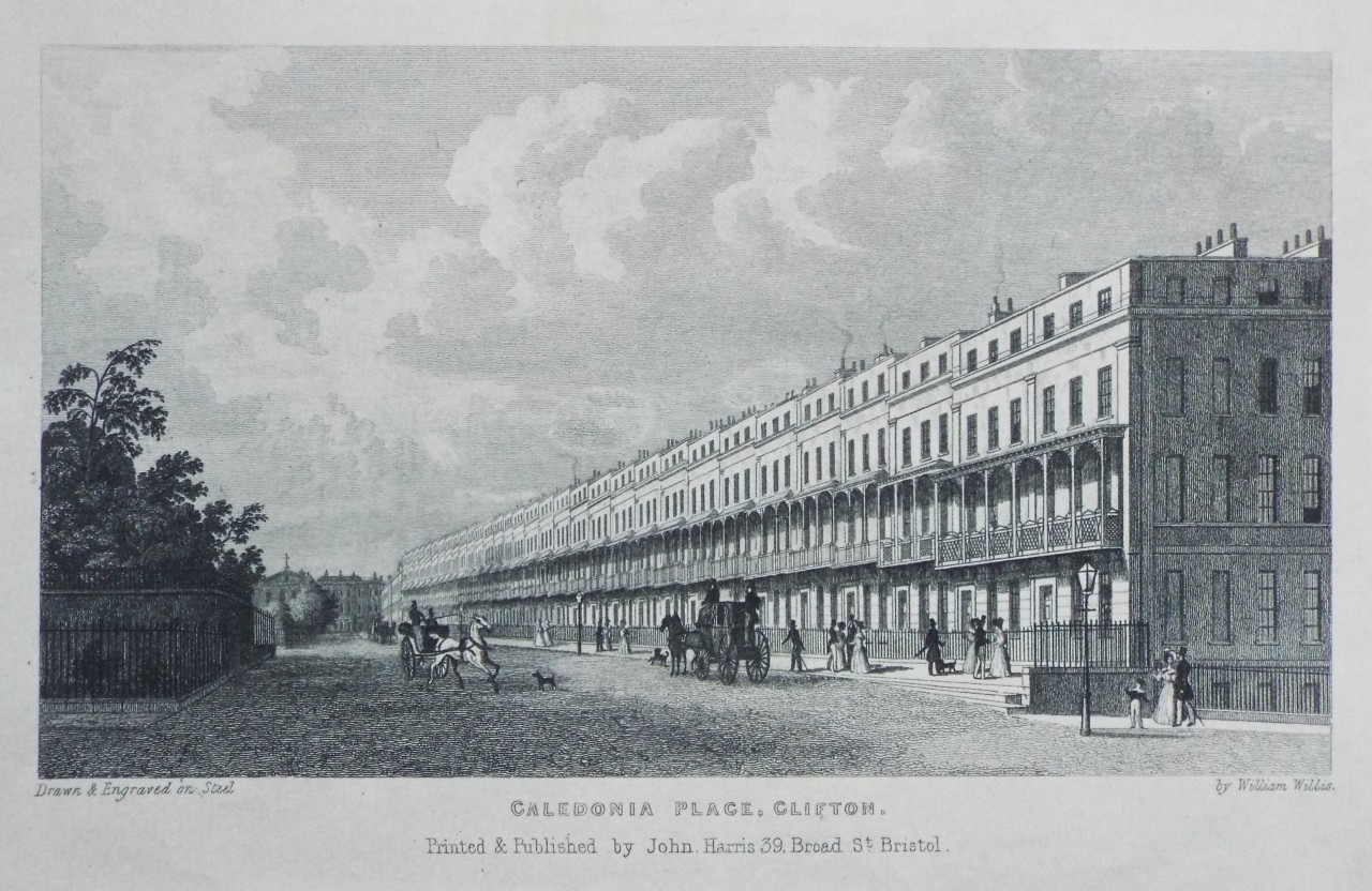 Print - Caledonia Place, Clifton. - Willis