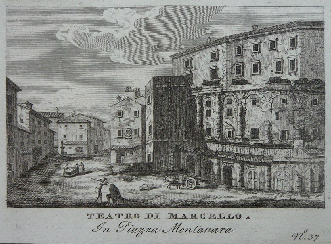 Print - Teatro di Marcello. In Piazza Montanara