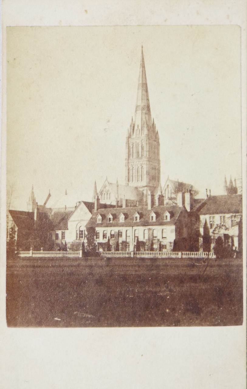 Photograph - Salisbury Cathedral and Bishop's Palace