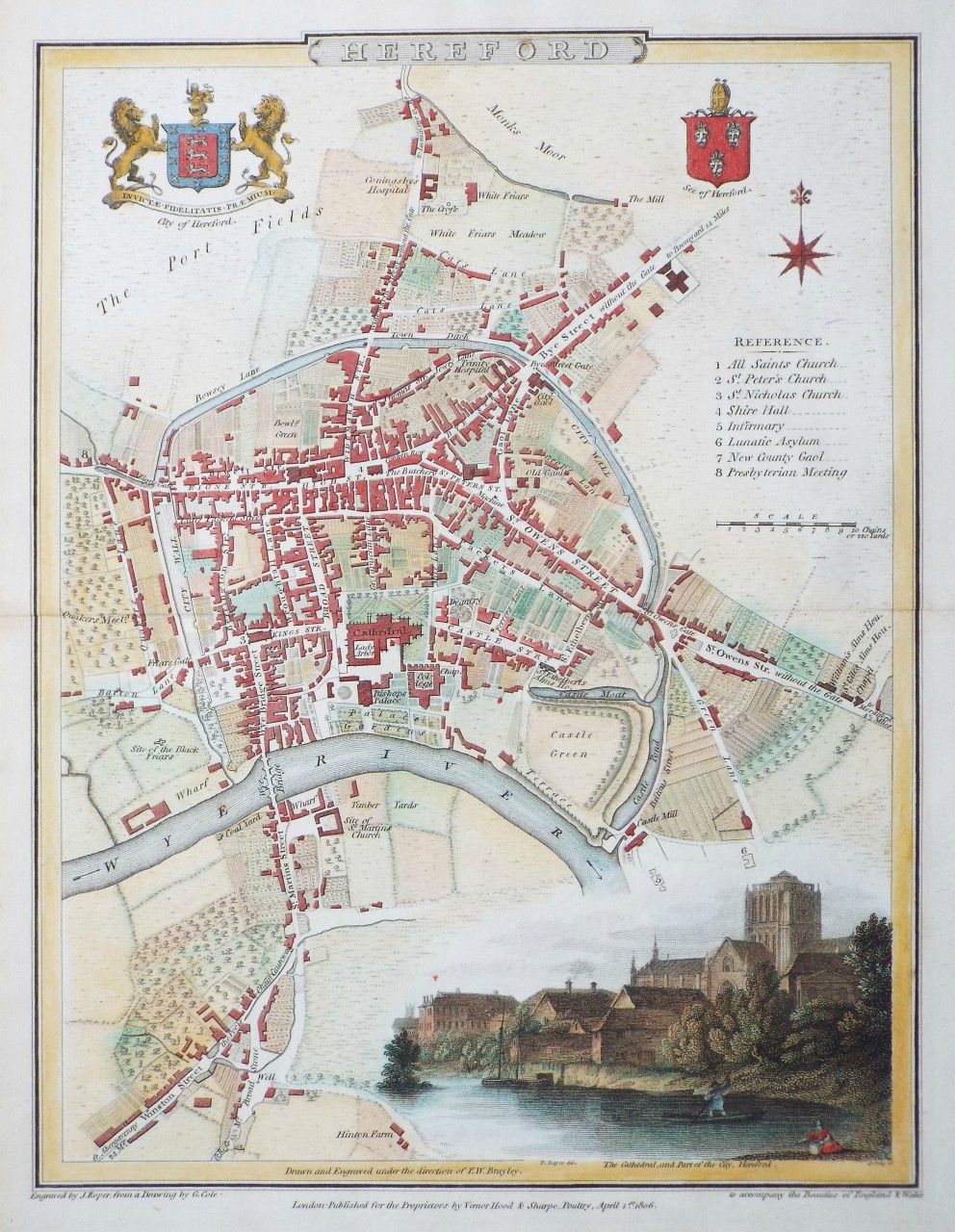 Map of Hereford - Hereford