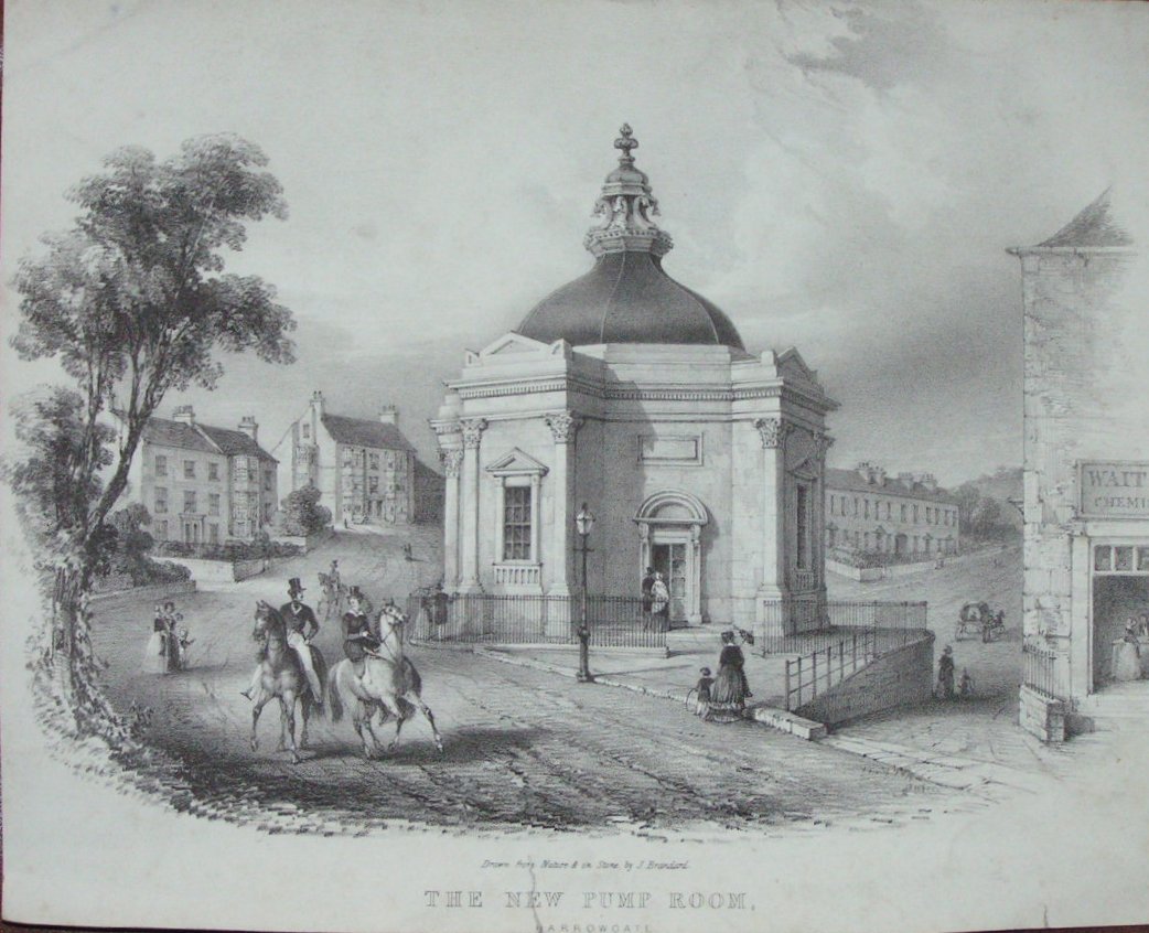 Lithograph - The New Pump Room, Harrogate - Brandard