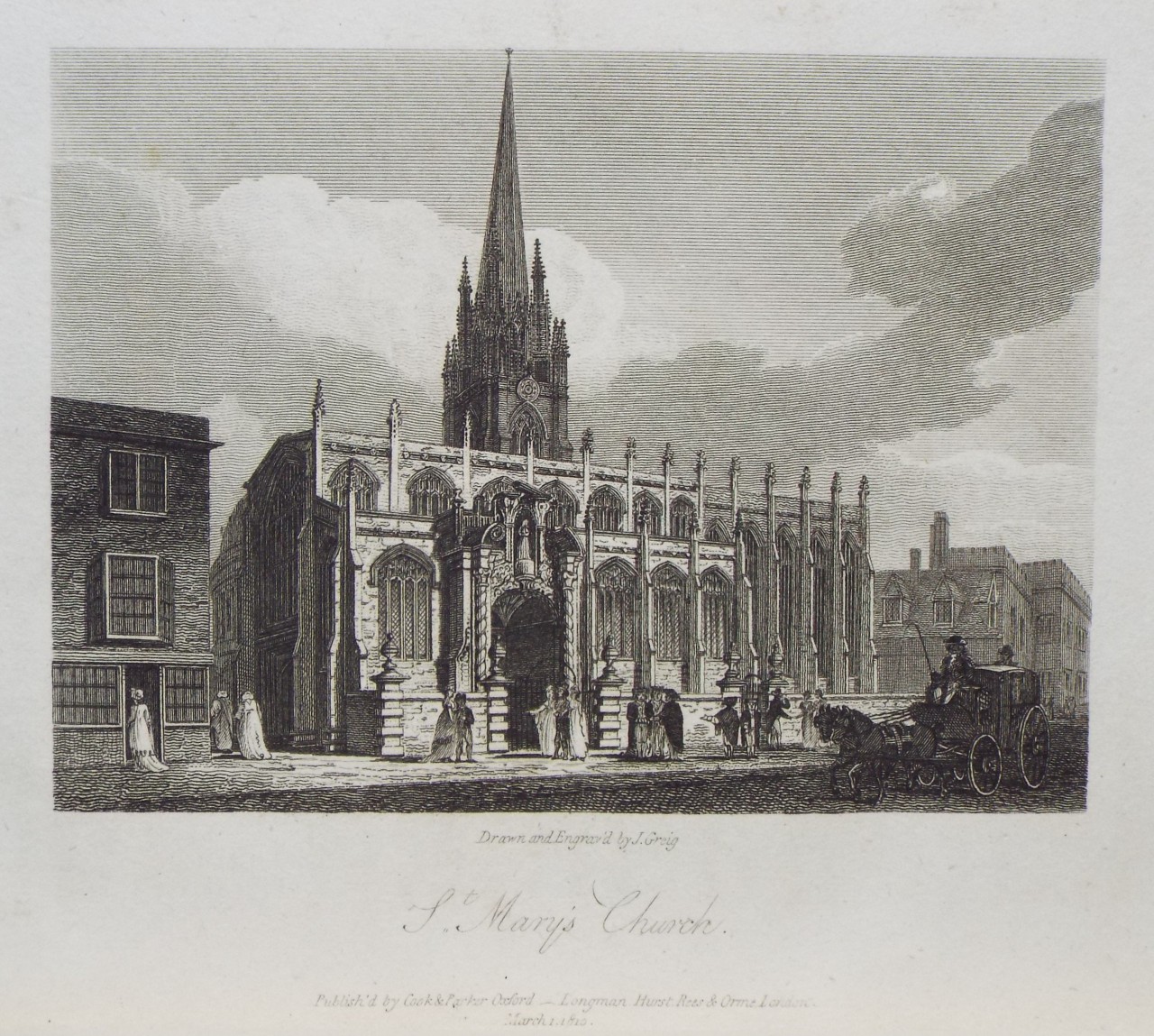 Print - St. Mary's Church. - Greig