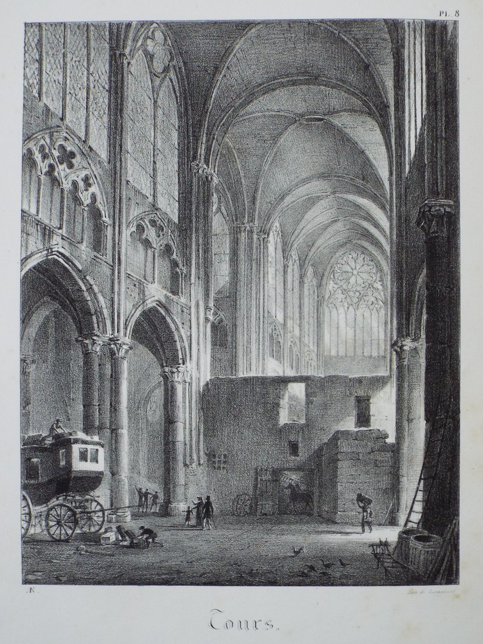 Lithograph - Tours - 