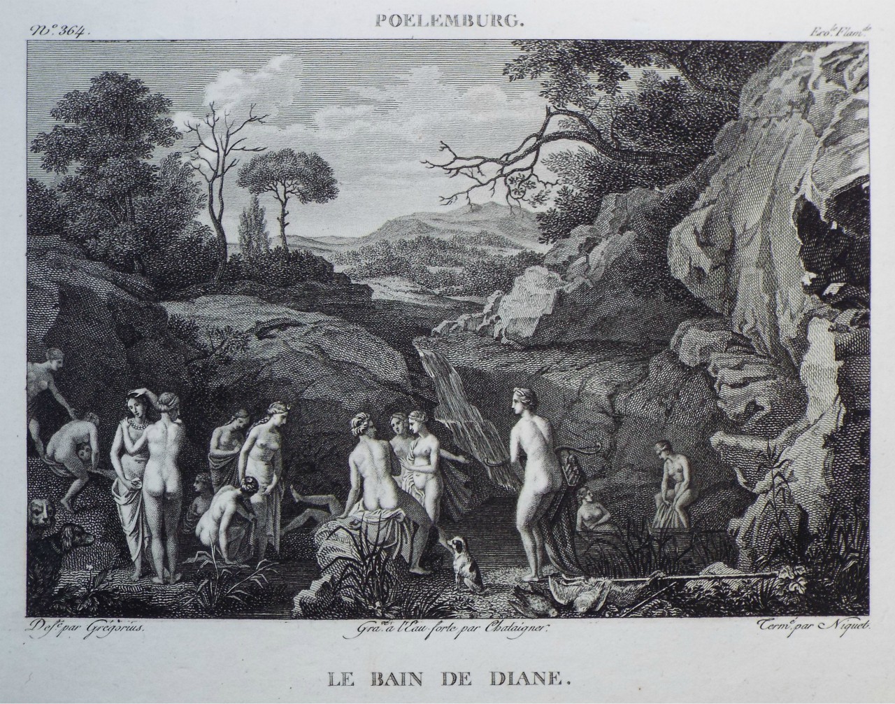 Print - Le Bain de Diane.