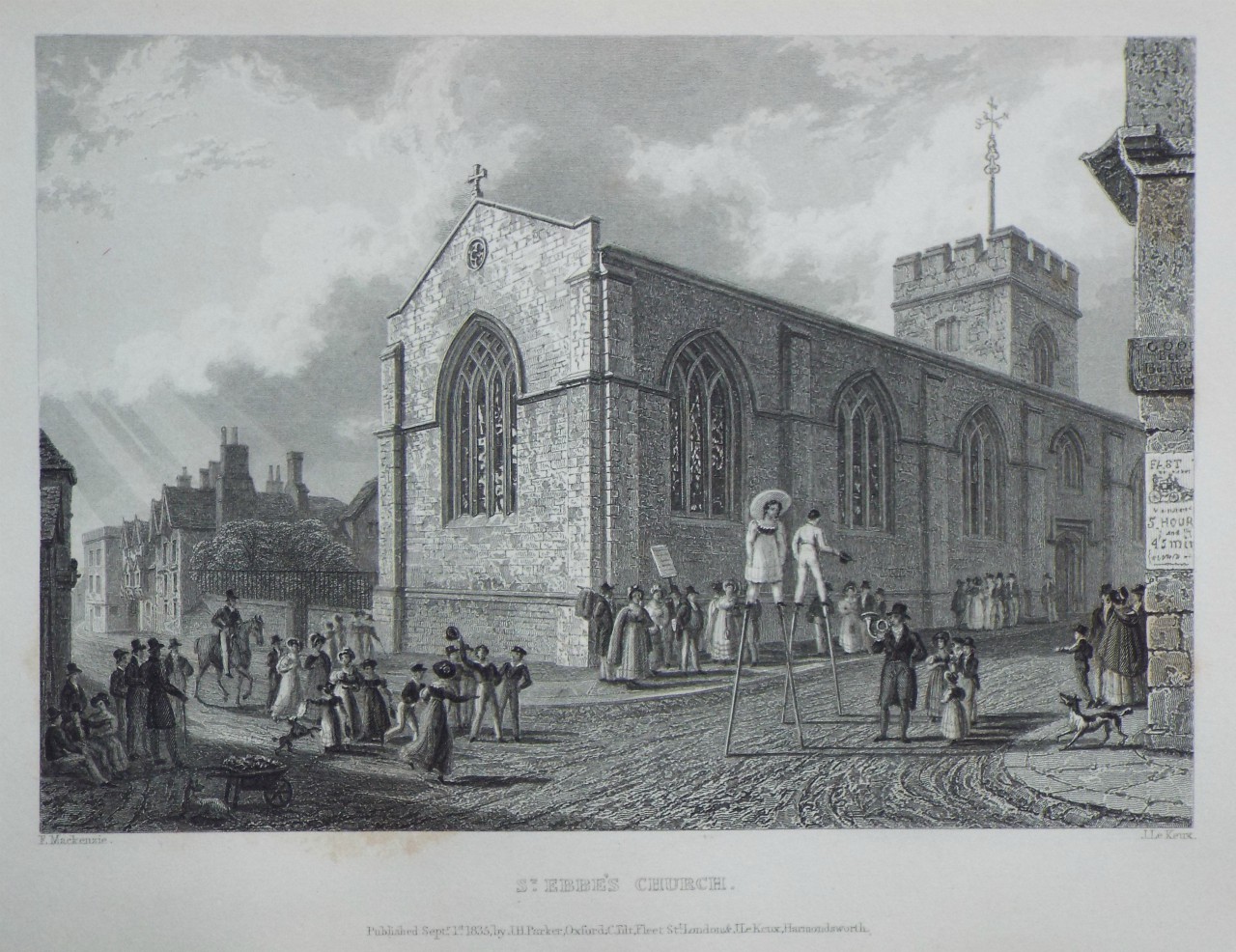 Print - St. Ebbe's Church. - Le