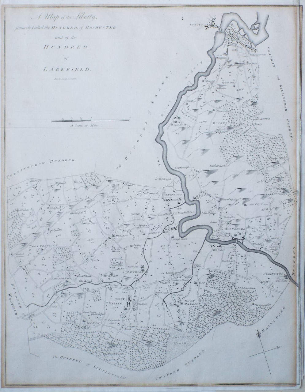 Map of Rochester & Larkfield