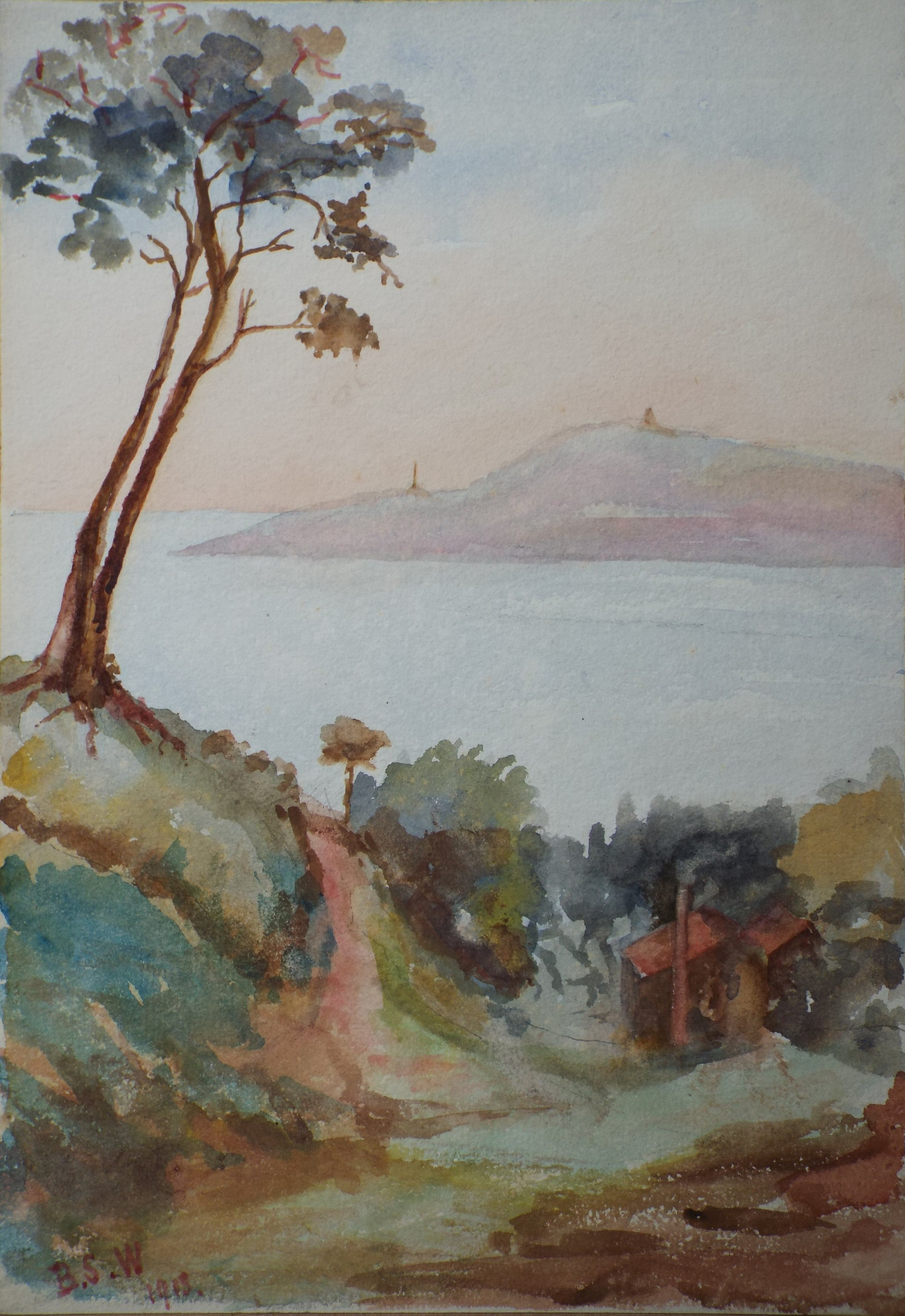 Watercolour - (Lakeland landscape)