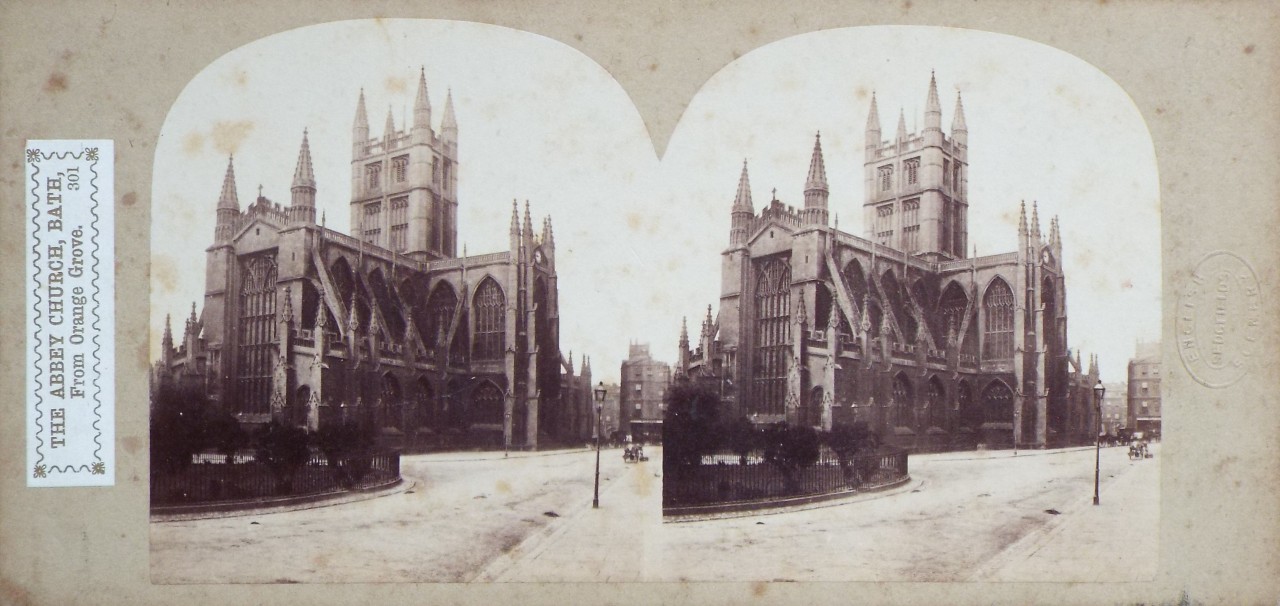 Photograph - Bath Abbey from the NE