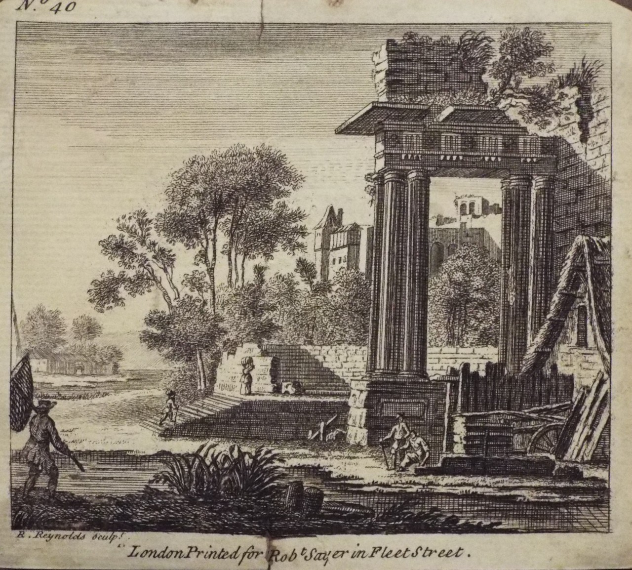 Etching - Classical Ruins