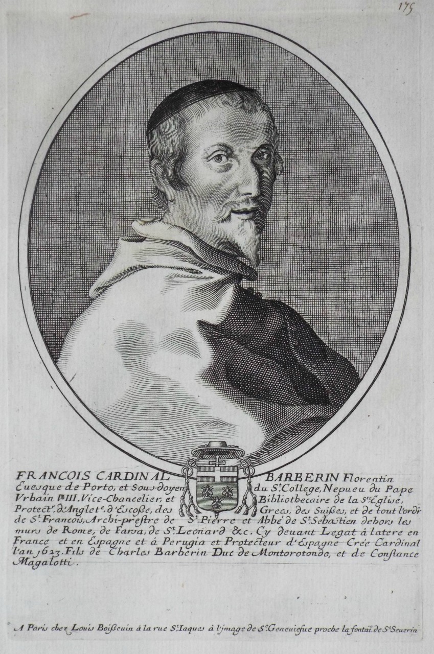 Print - Francois Cardinal Barberin