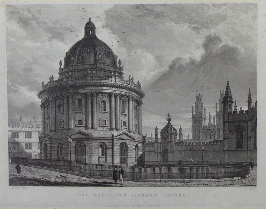 Print - The Radcliffe Library, Oxford - Hollis