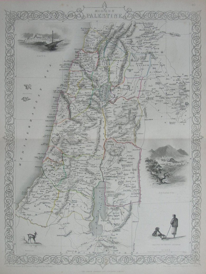 Map of Palestine