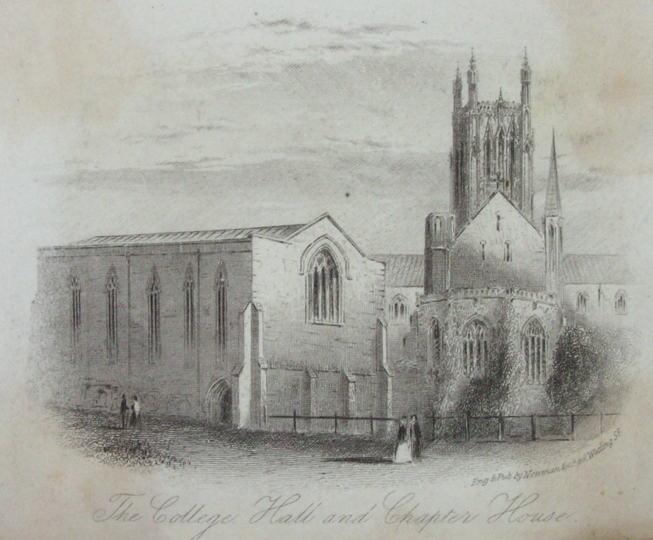 Steel Vignette - The College Hall and Chapter House, Worcester - Newman