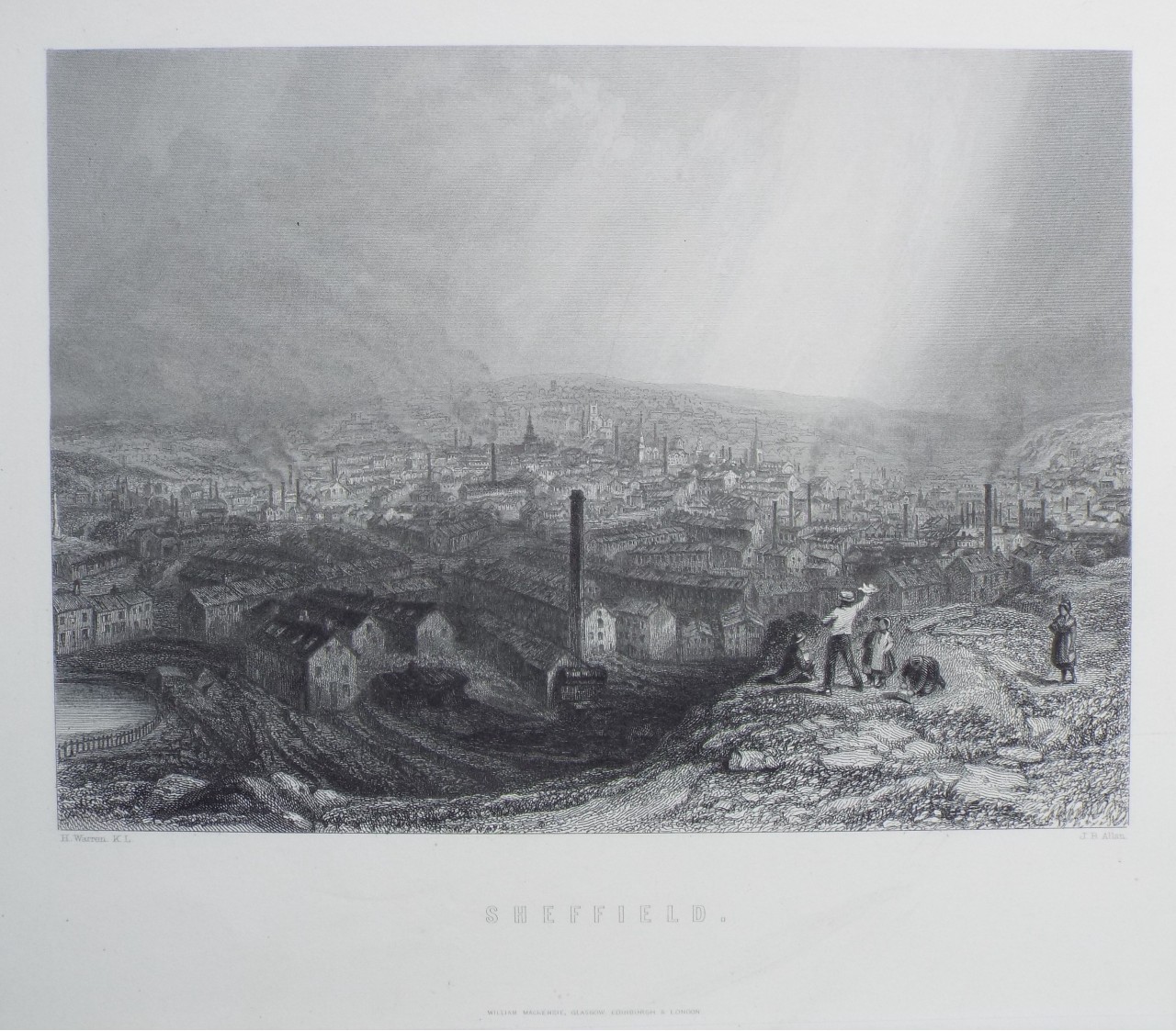 Print - Sheffield. - Allan