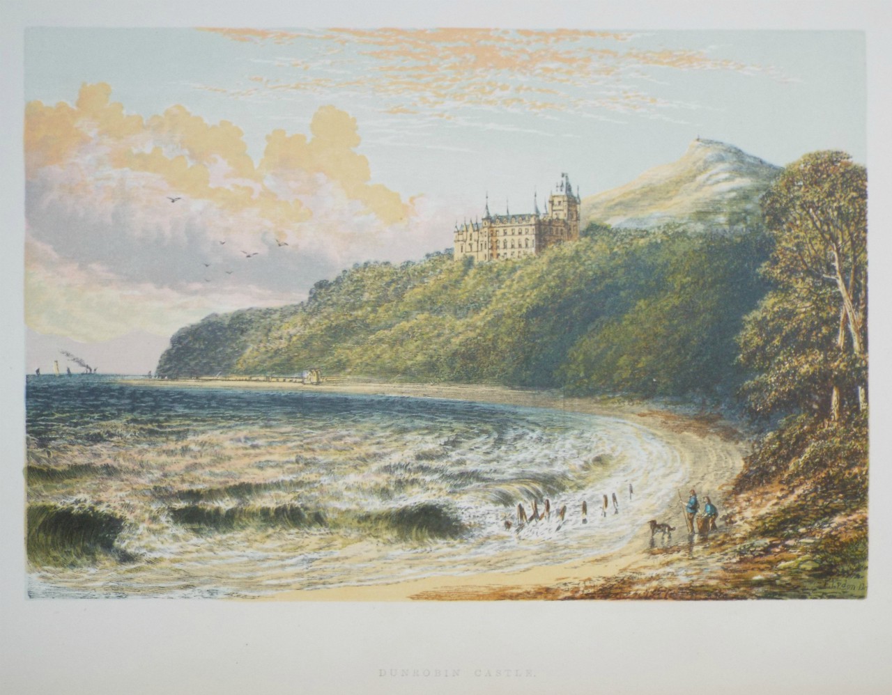 Chromo-lithograph - Dunrobin Castle.