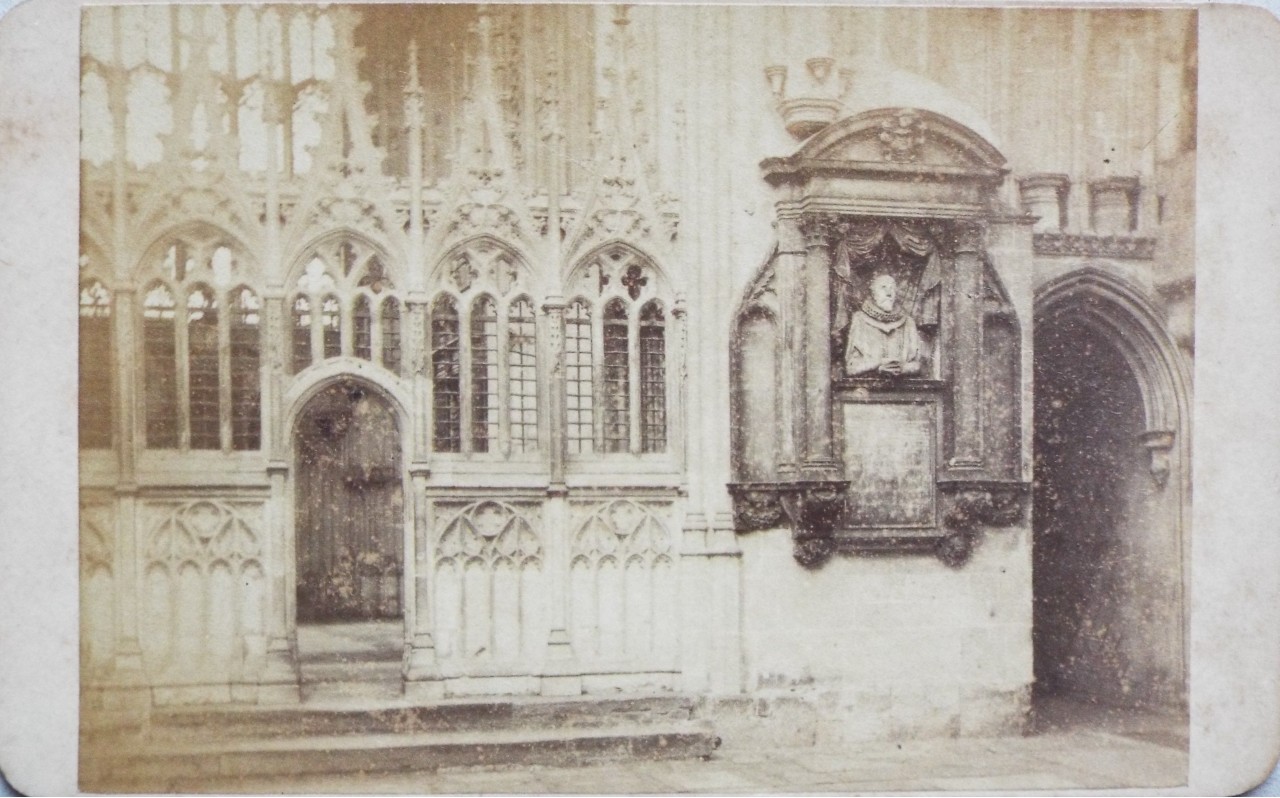 Photograph - Canterbury. Scene of the Martyrdom of Thomas a'Beckett.