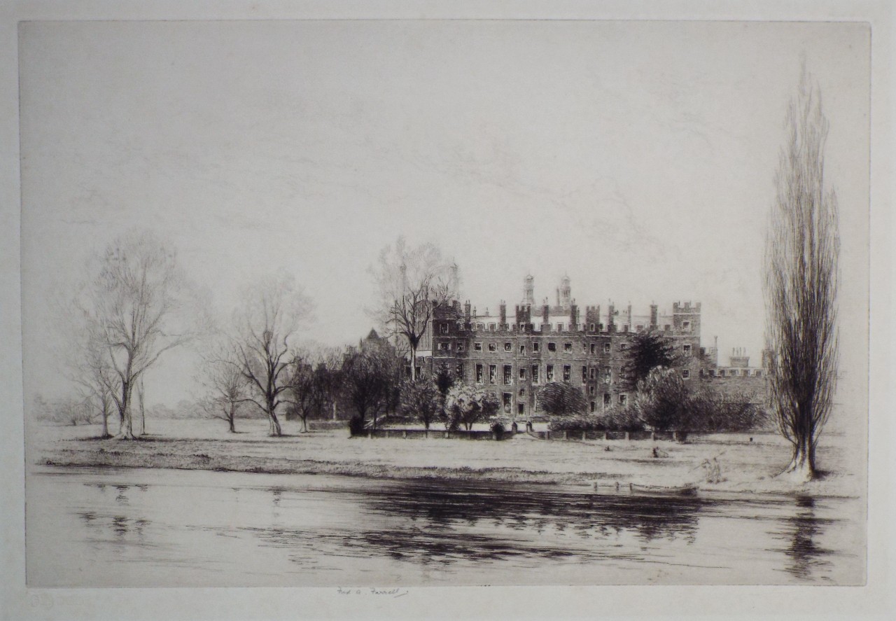 Etching - Eton College - Farrell