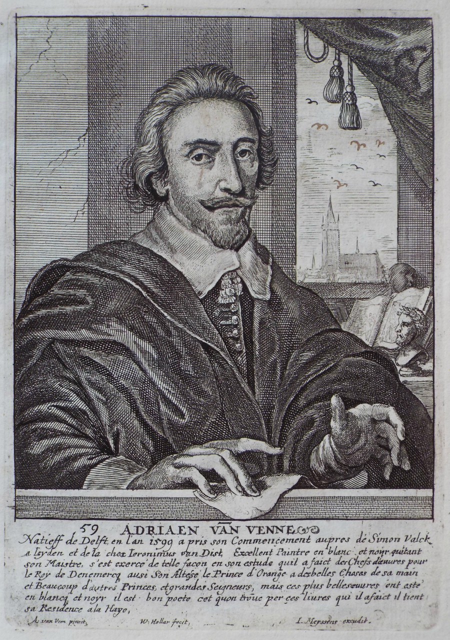 Print - Adriaen Van Venne - Hollar