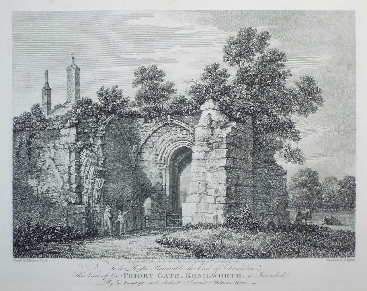 Print - Priory Gate, Kenilworth - Byrne