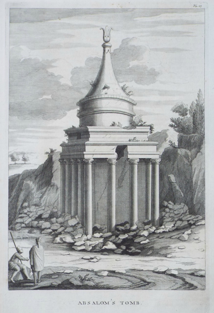 Print - Absalom's Tomb.
