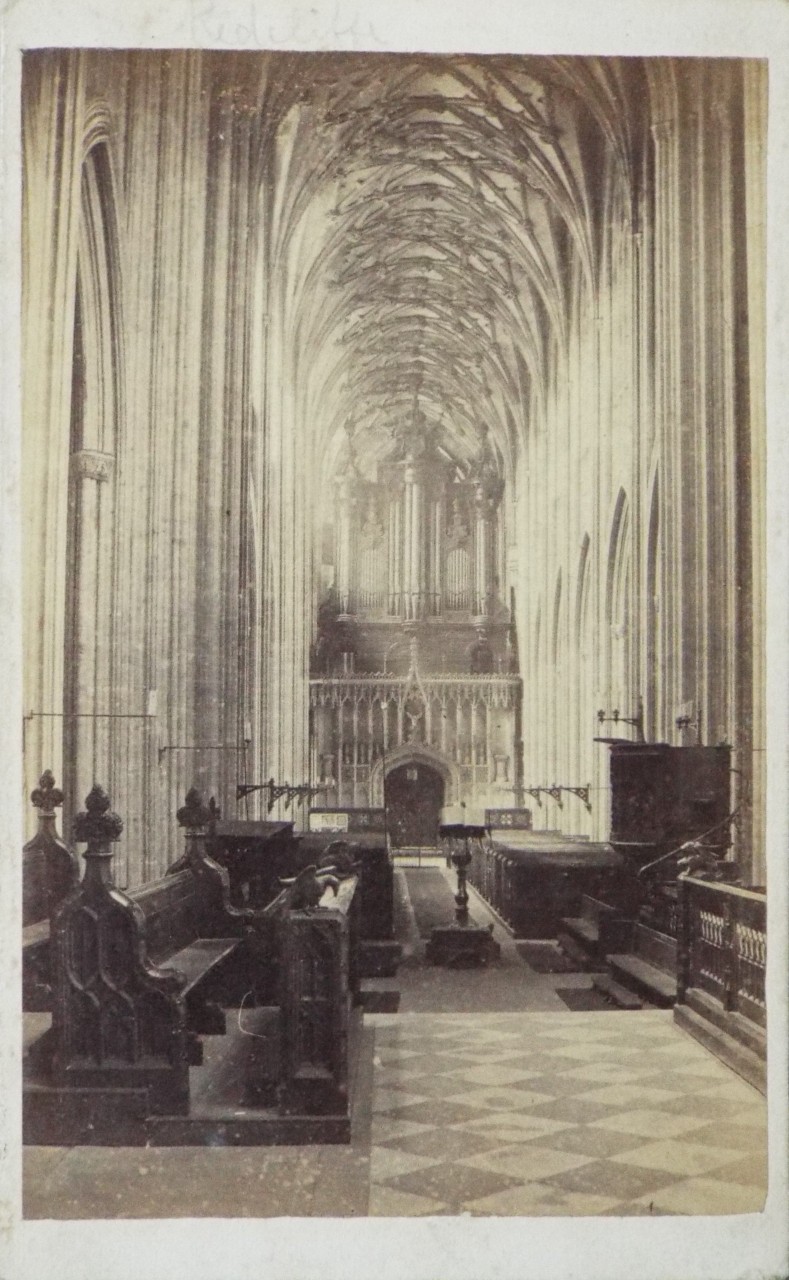 Photograph - St. Mary Redcliffe Nave with Organ