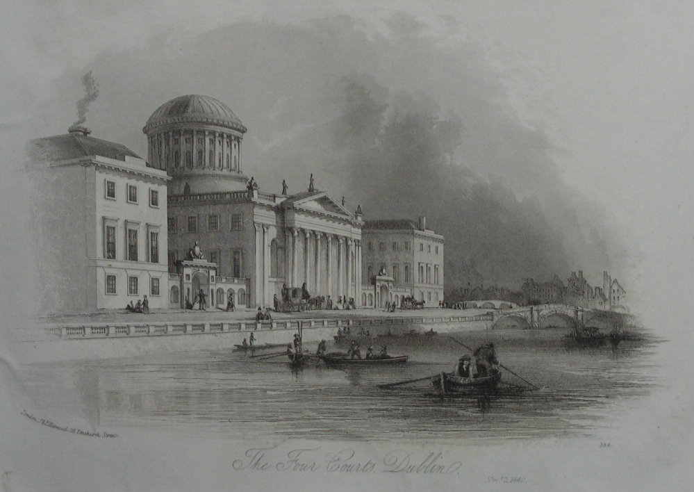 Steel Vignette - The Four Courts, Dublin.