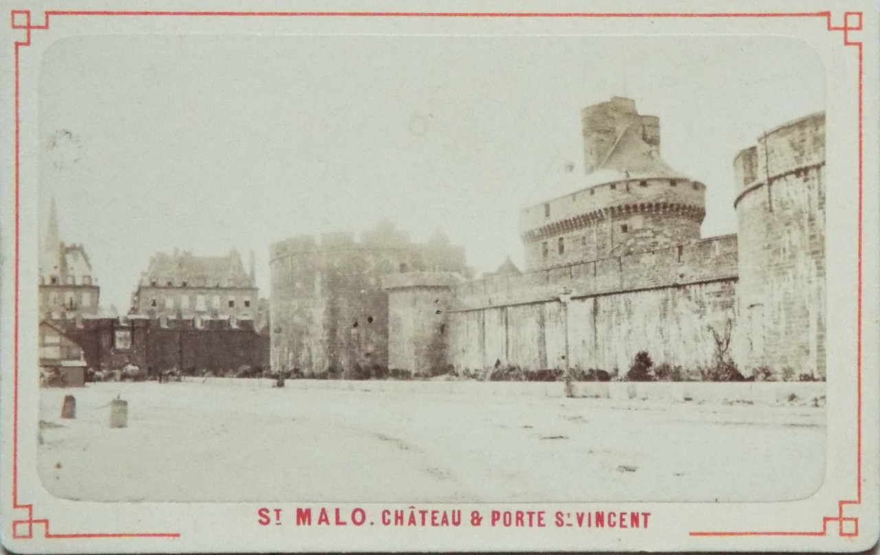 Photograph - St. Malo, Chateau & Porte St. Vincent