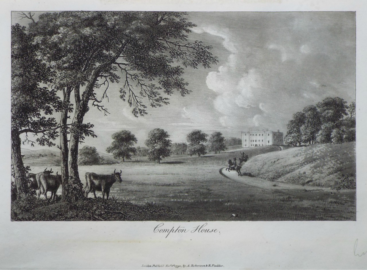 Aquatint - Compton House - Robertson