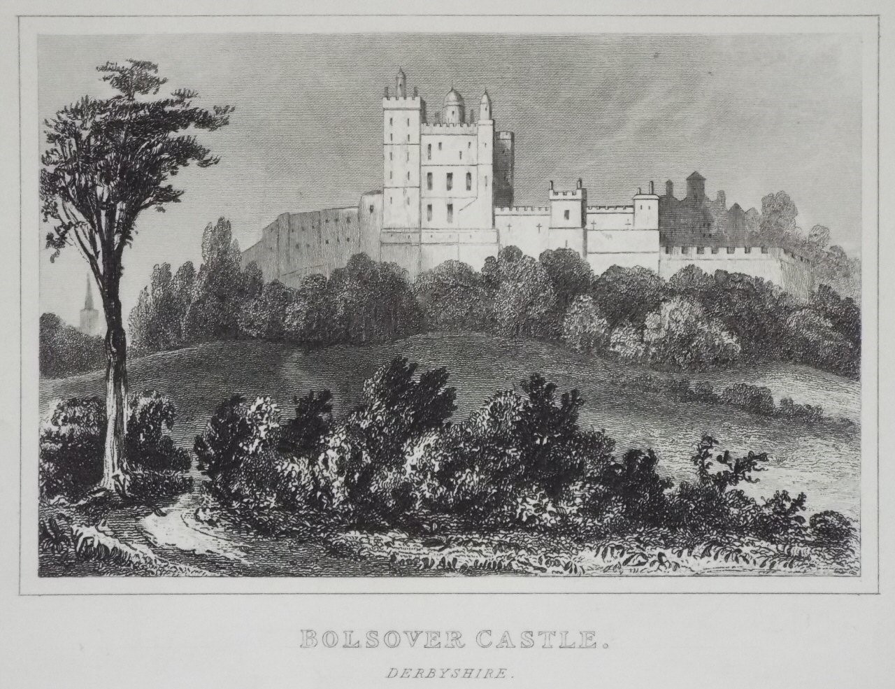 Print - Bolsover Castle, Derbyshire.