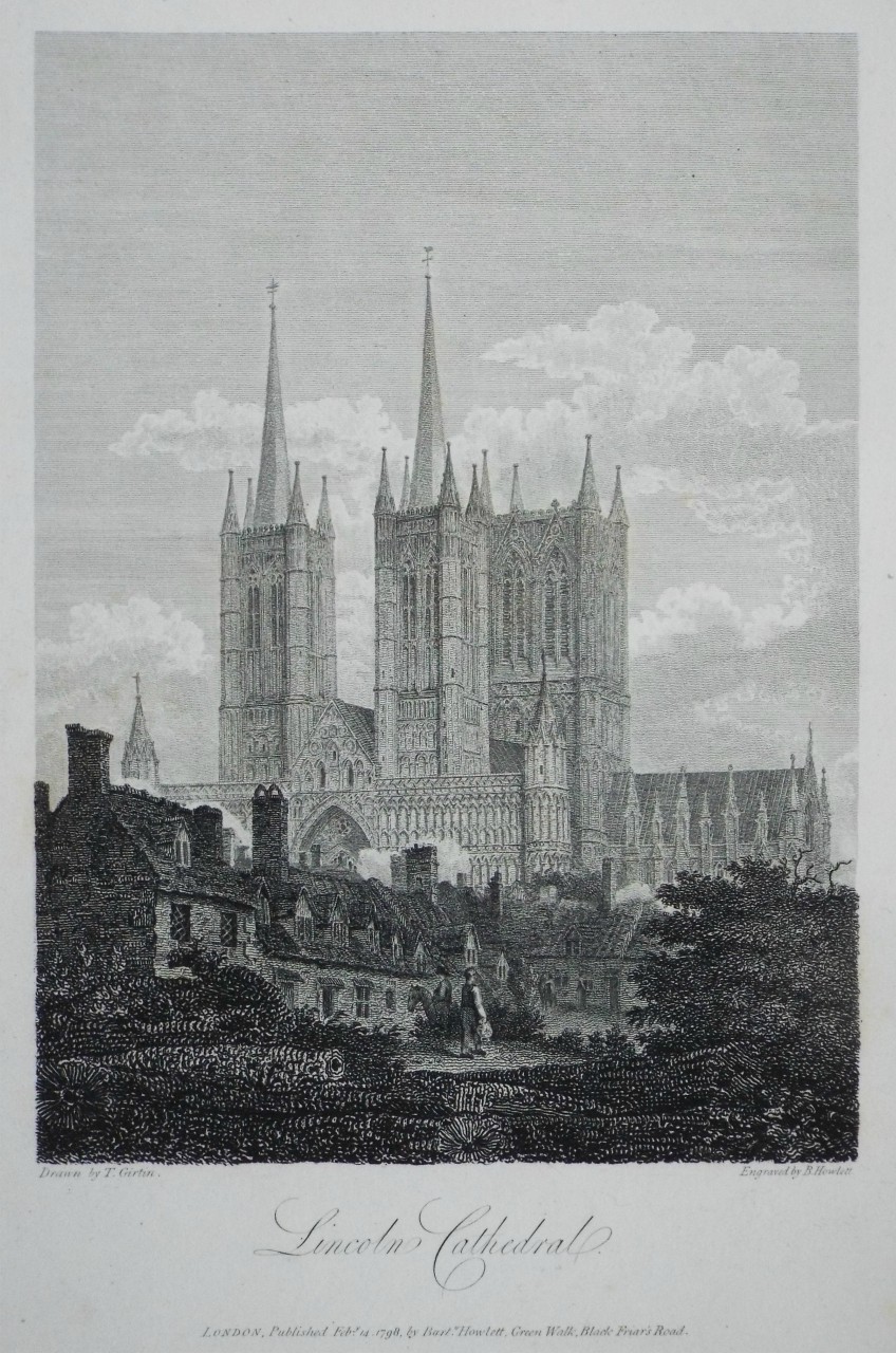 Print - Lincoln Cathedral. - Howlett