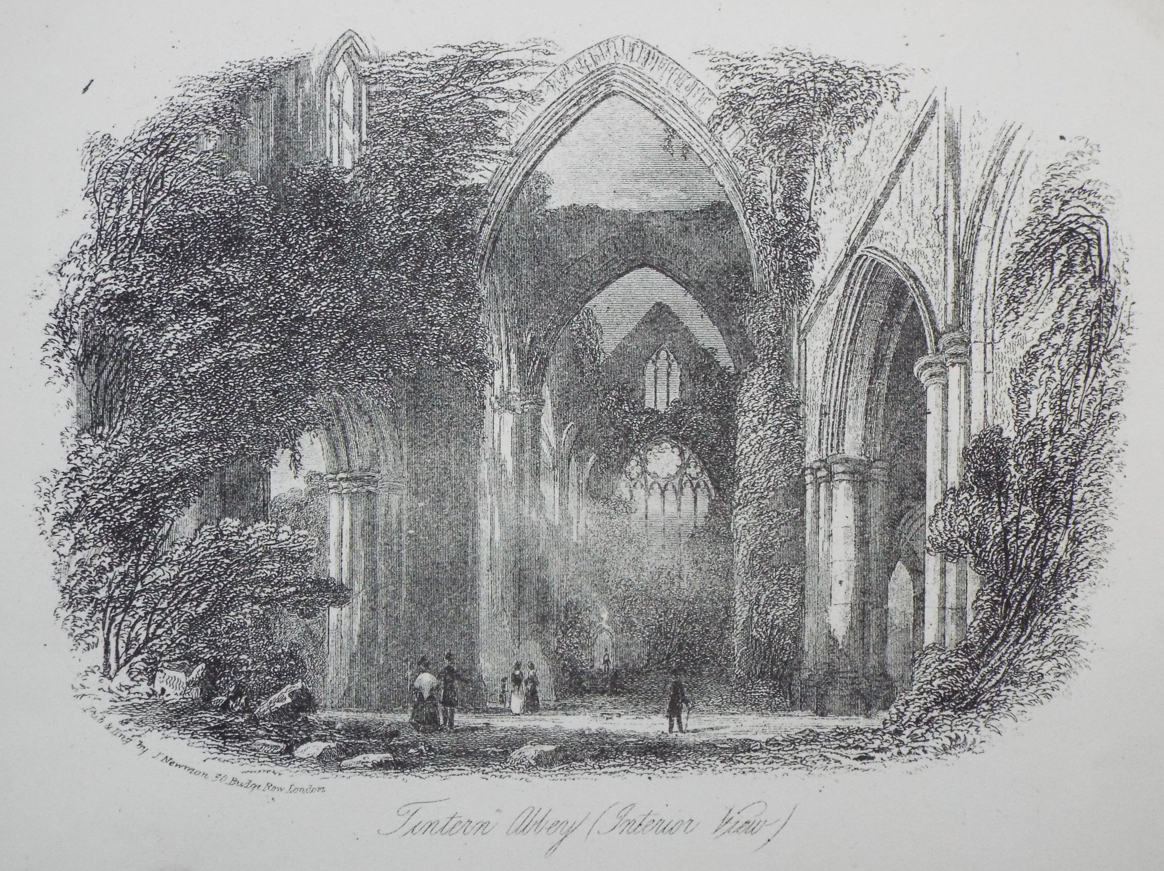 Steel Vignette - Tintern (Interior View). - J