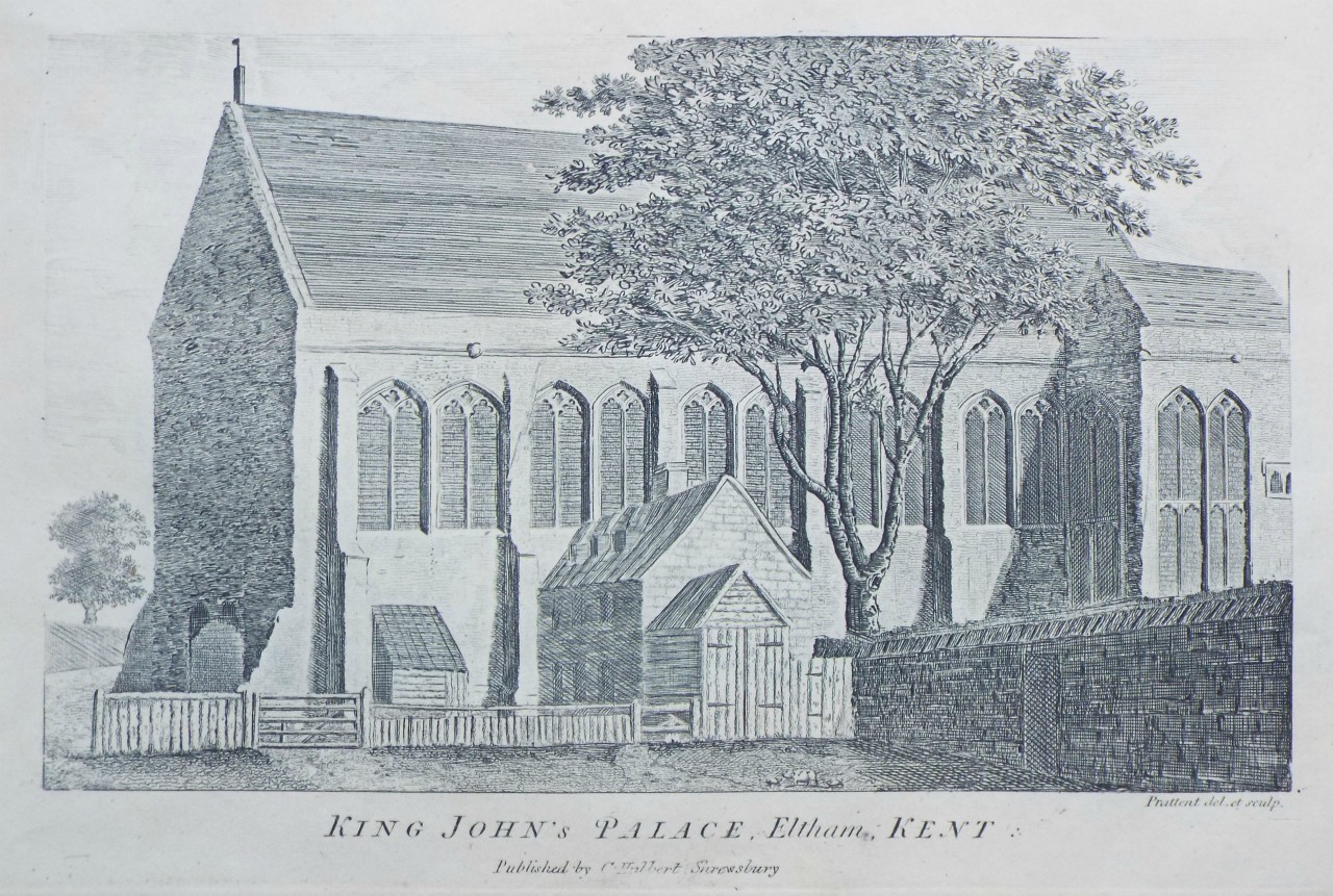 Print - King John's Palace, Eltham, Kent. - 