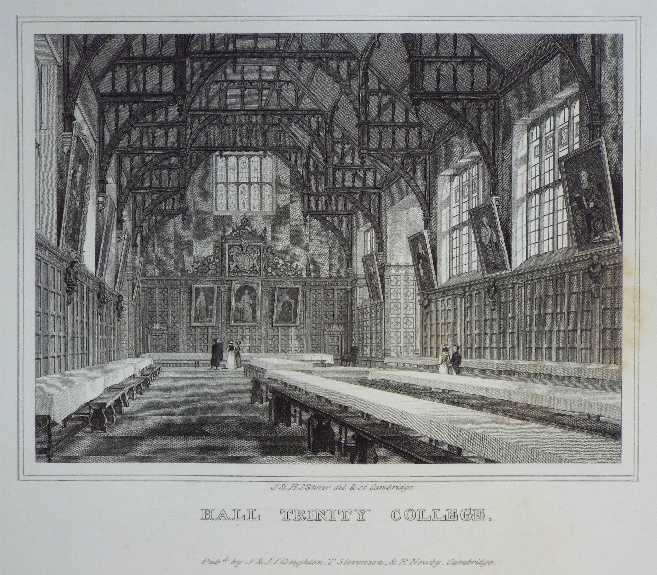 Print - Hall Trinity College. - Storer