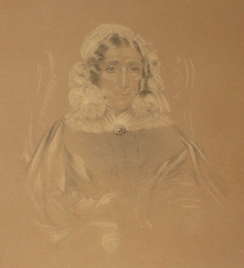 Pastel - (Portrait of a Victorian woman)