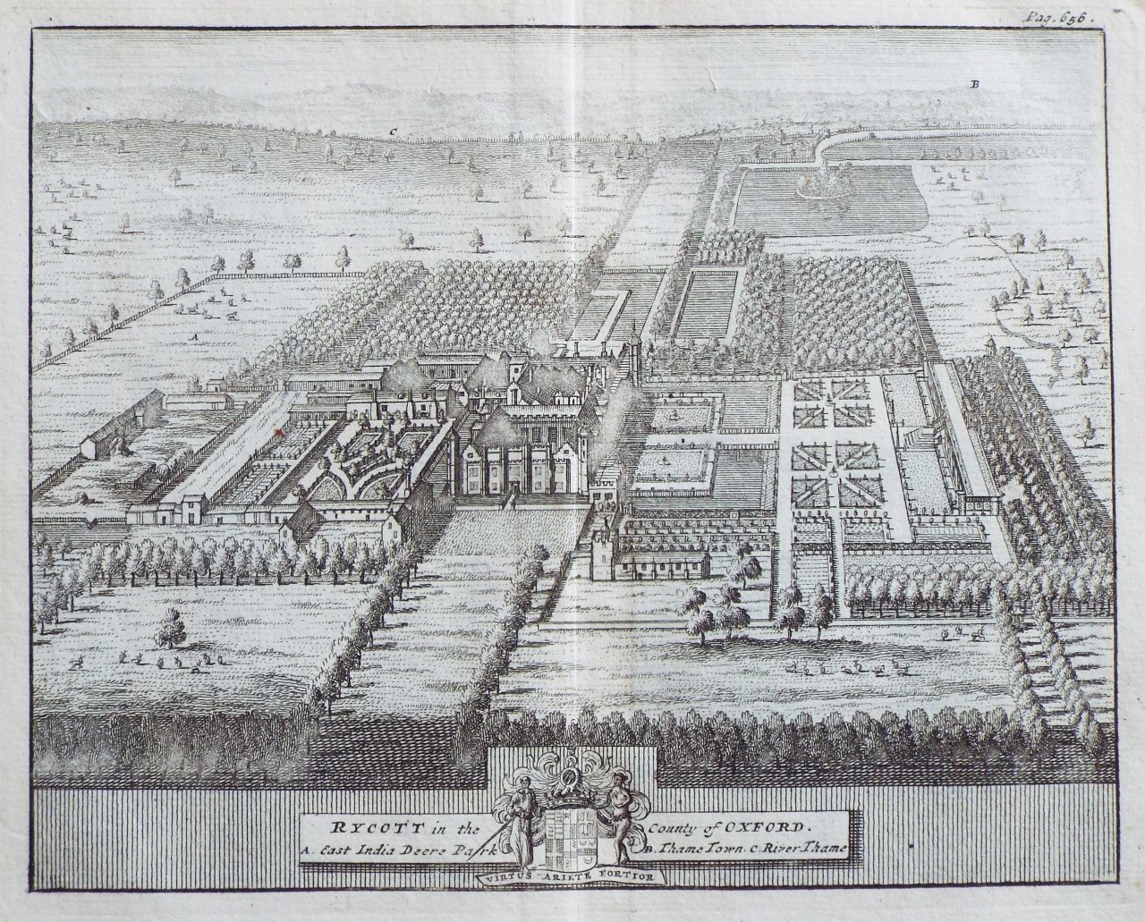 Print - Rycott in the County of Oxford.