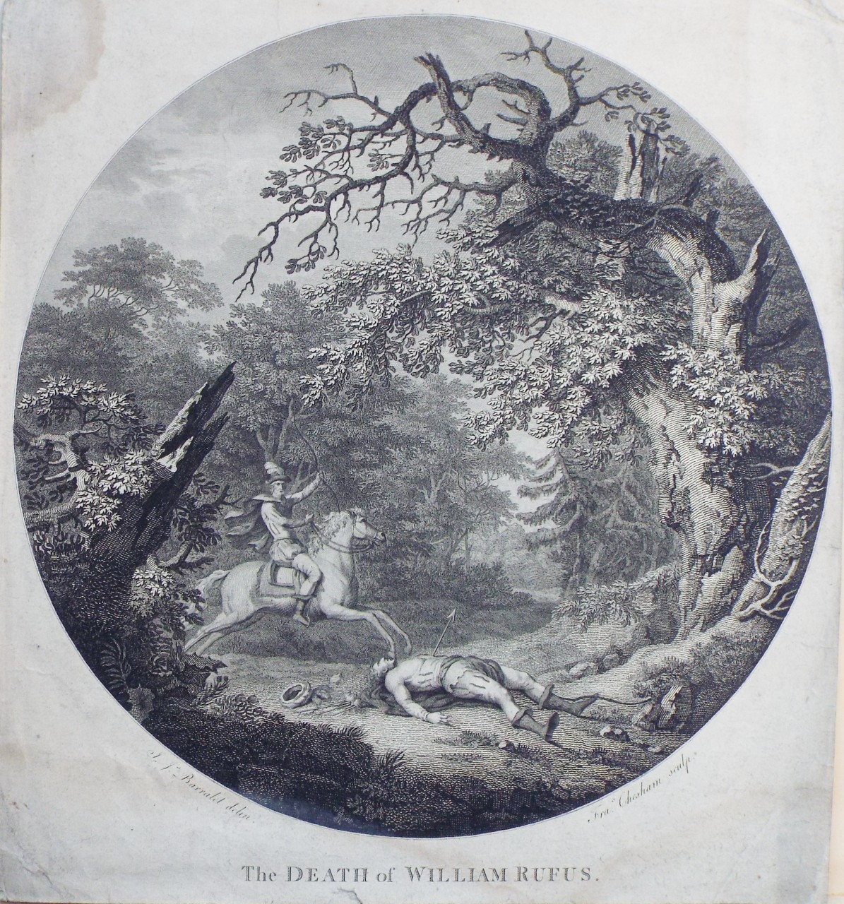 Print - The Death of William Rufus. - Chesham