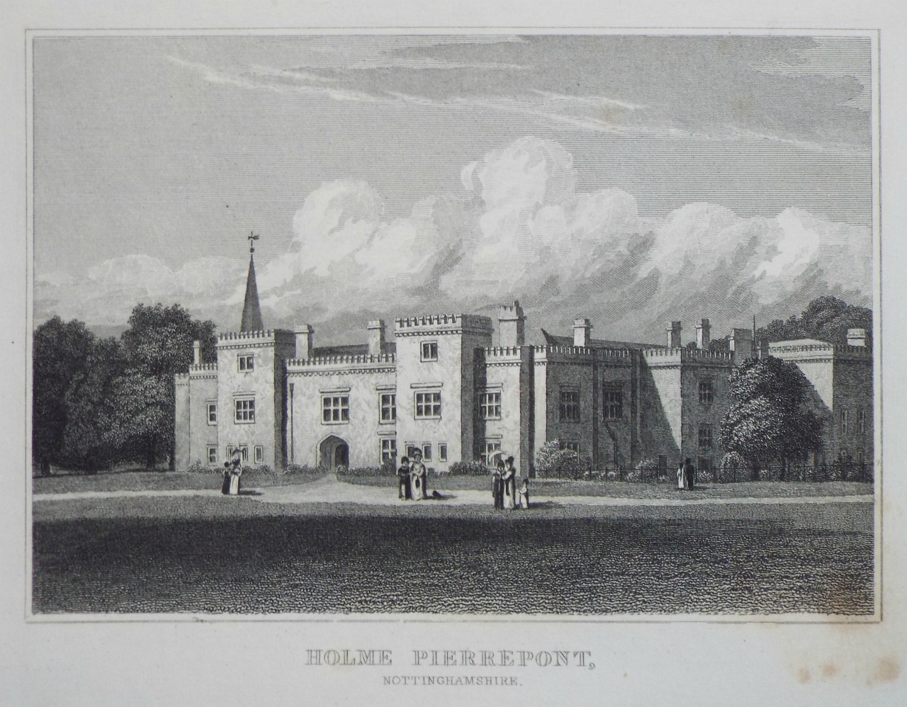 Print - Holme Pierrepont, Nottinghamshire. - Radclyffe