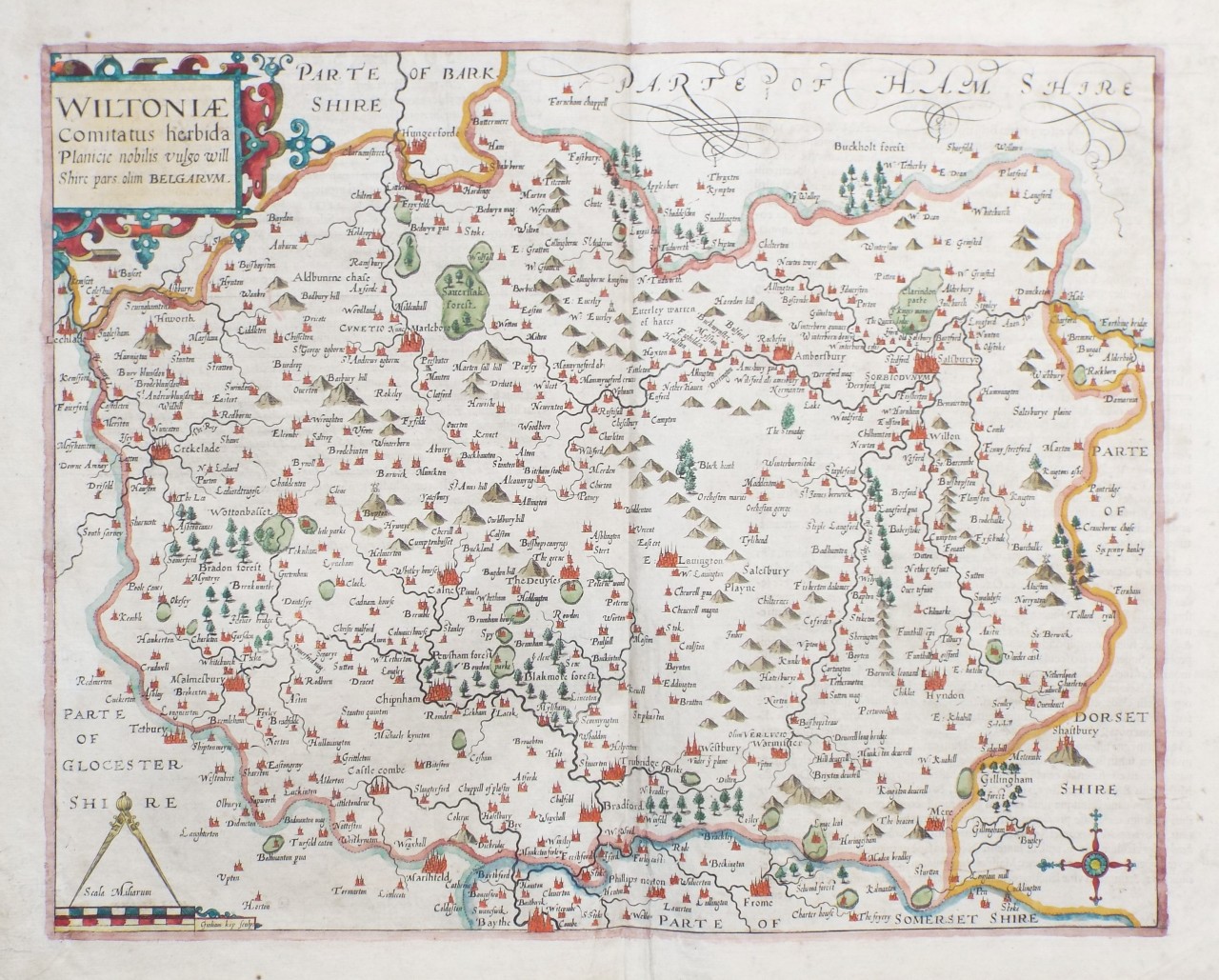 Map of Wiltshire