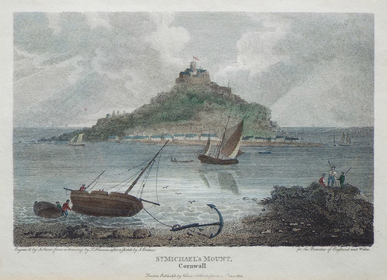 Print - St. Michael's Mount, Cornwall. - Storer