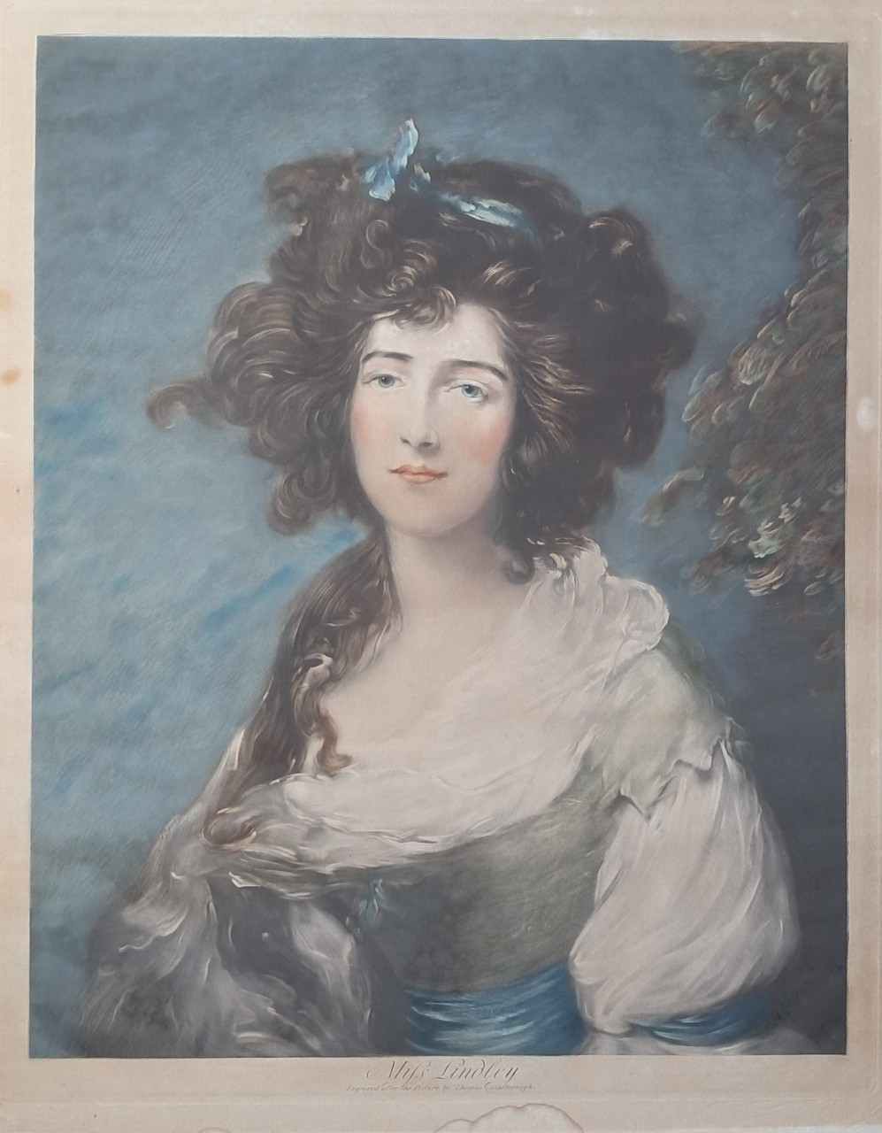 Mezzotint - Miss Lindley