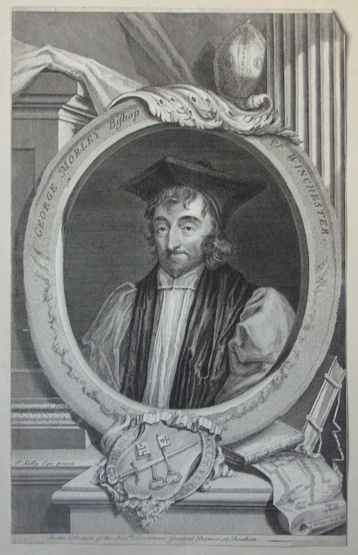 Print - George Morley Bishop of Winchester - Vertue