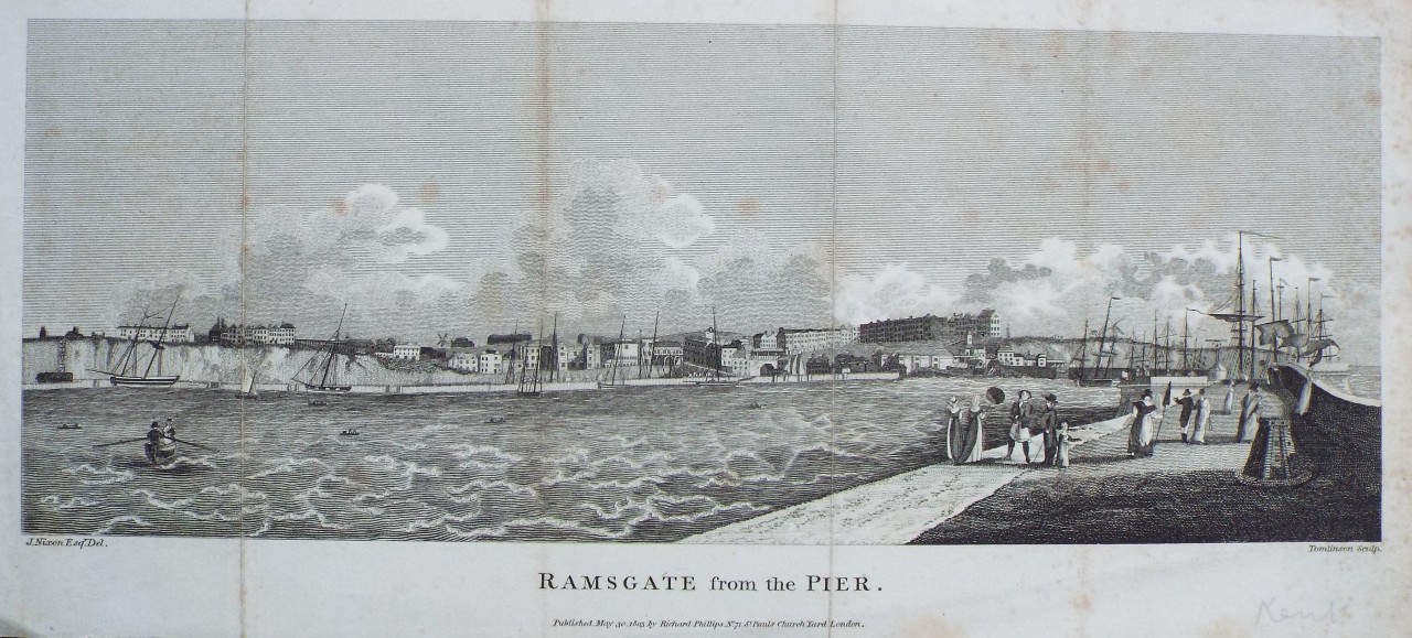 Print - Ramsgate from the Pier. - 