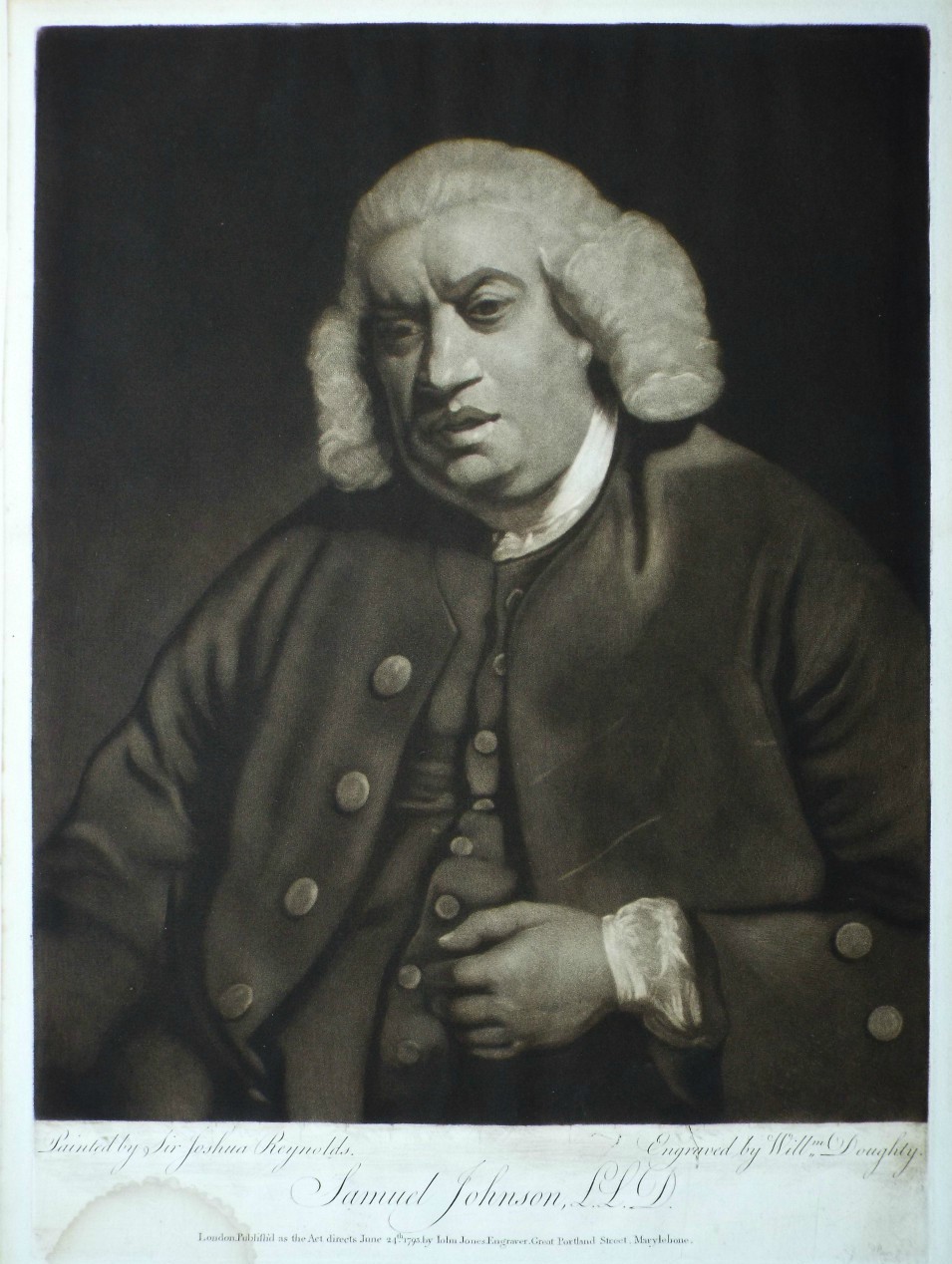 Mezzotint - Samuel Johnson L.L.D. - Doughty