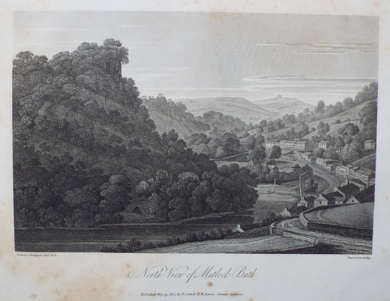 Print - View of Matlock Bath. - Hay