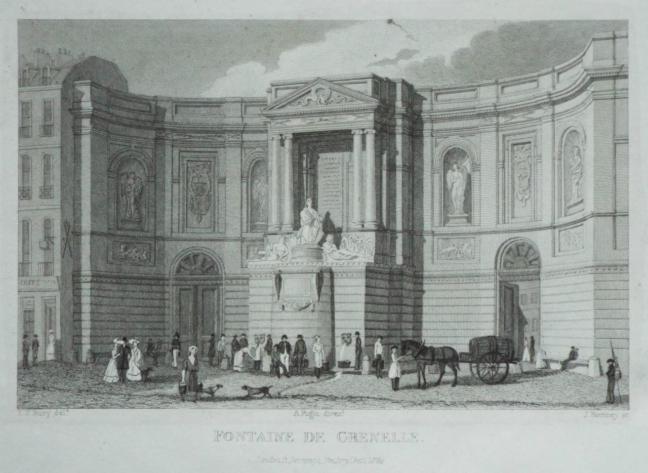 Print - Fontaine de Grenelle. - Romney